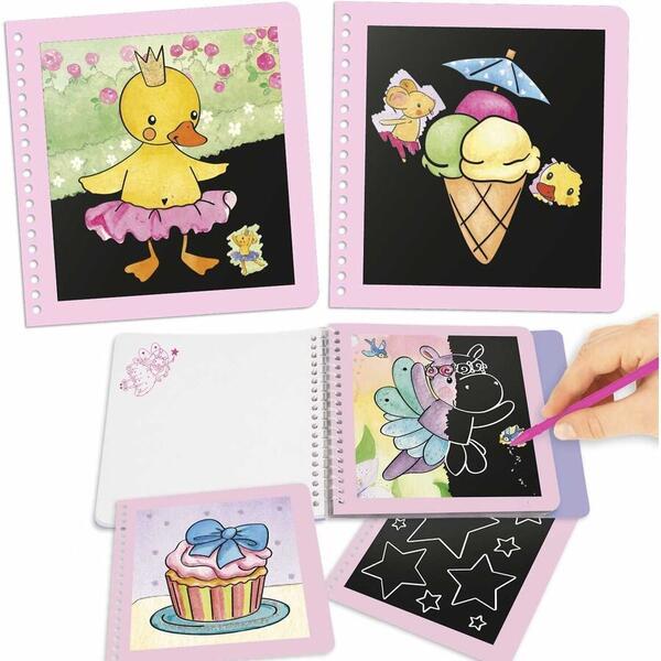 Carte Princess Mimi Mini Magic-Scratch Book Depesche PT11413