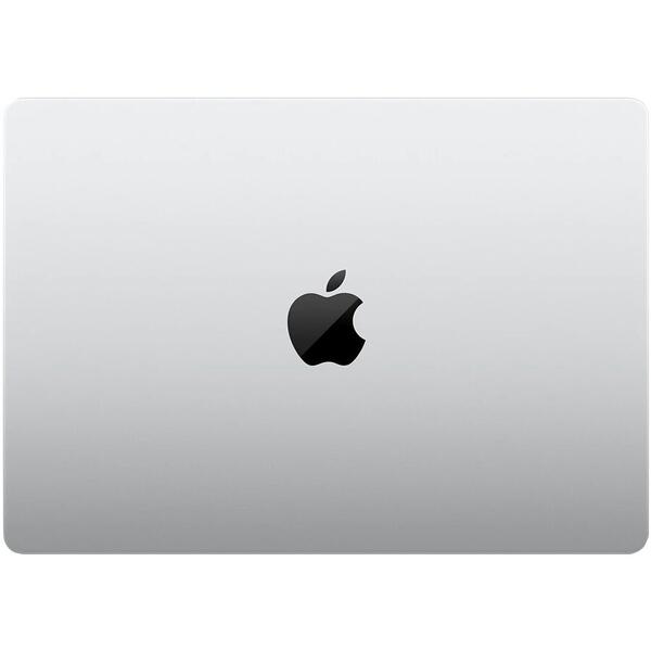 Laptop Apple MacBook Pro 14 (2021) cu procesor Apple M1 Pro, 10 nuclee CPU and 16 nuclee GPU, 16GB,1TB SSD, Argintiu