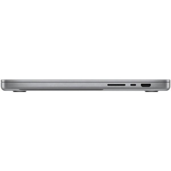 Laptop Apple MacBook Pro 14 (2021) cu procesor Apple M1 Pro, 10 nuclee CPU and 16 nuclee GPU, 16GB, 1TB SSD, Gri