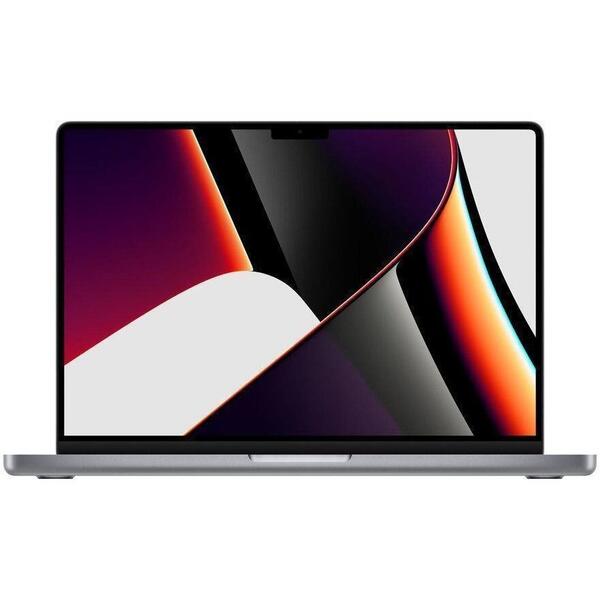 Laptop Apple MacBook Pro, 14 inch, M1 Pro Chip 10-Core CPU 16-Core GPU 16GB RAM, 1TB SSD, Gri
