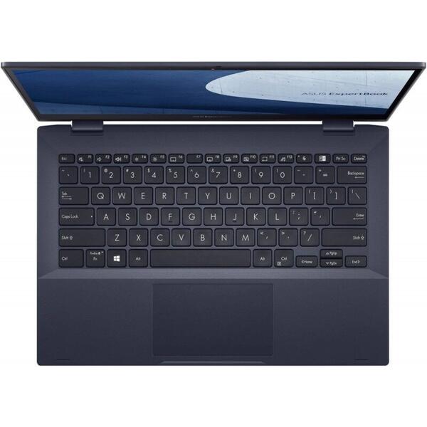 Laptop ASUS' ExpertBook B5 Flip B5302FEA, 13.3inch FHD Touch, Procesor Intel Core i7-1165G7, 16GB RAM, 512GB SSD, Intel Iris Xe, Win 10 Pro, Negru