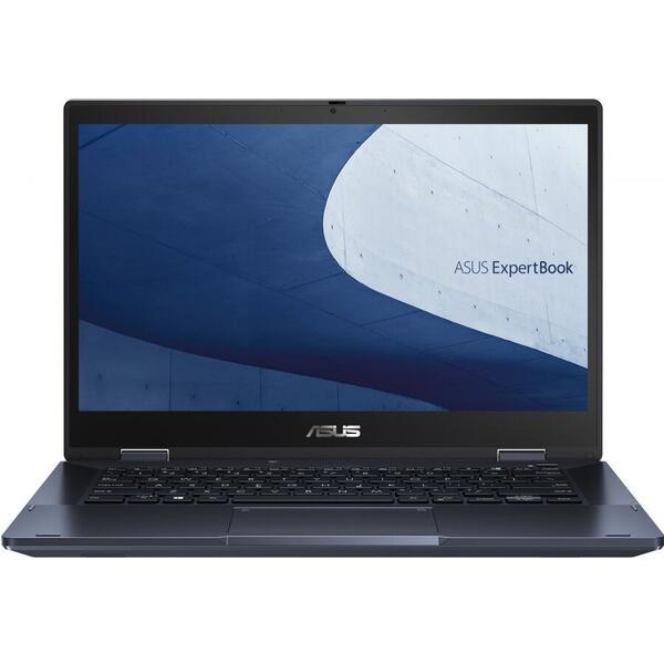 Laptop 2-in-1 Asus ExpertBook B3 Flip B3402FEA 14inchFHD, Intel Core i7-1165G7, 16GB RAM, 1TB SSD, Iris Xe, Win11 Pro, Negru
