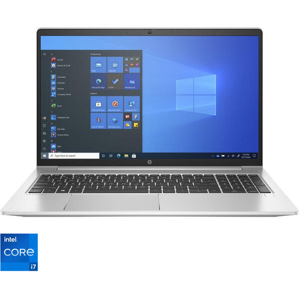 Laptop HP 15.6'' ProBook 450 G8, FHD, Procesor Intel® Core™ i7-1165G7 (12M Cache, up to 4.70 GHz, with IPU), 16GB DDR4, 512GB SSD, Intel Iris Xe, Win 10 Pro, Silver