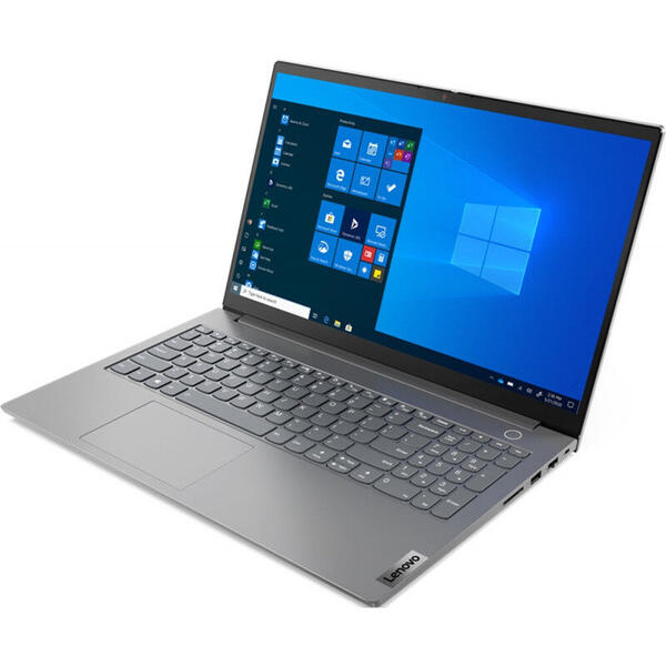Laptop Lenovo 15.6'' ThinkBook 15 G3 ACL, FHD IPS, Procesor AMD Ryzen™ 5 5500U (8M Cache, up to 4.0 GHz), 16GB DDR4, 512GB SSD, Radeon, Win 10 Pro, Mineral Gray