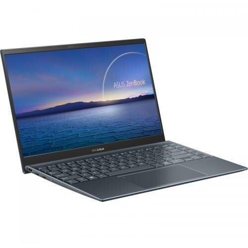 Laptop ASUS ZenBook 14 UX425EA-KI840W, Intel Core i7-1165G7, 14inch, RAM 16GB, SSD 512GB, Intel Iris Xe Graphics, Windows 11 Home, Gri