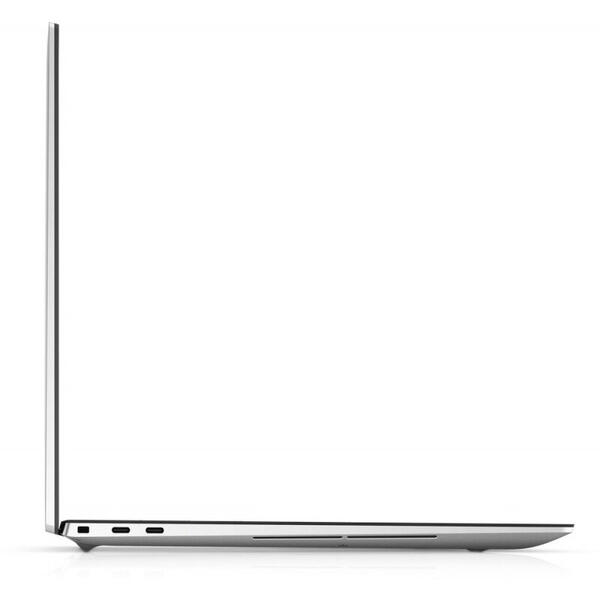 Ultrabook DELL 17'' XPS 17 9710, UHD+ InfinityEdge Touch, Procesor Intel® Core™ i9-11900H (24M Cache, up to 4.80 GHz), 32GB DDR4, 1TB SSD, GeForce RTX 3060 6GB, Win 11 Pro, Platinum Silver, 3Yr BOS