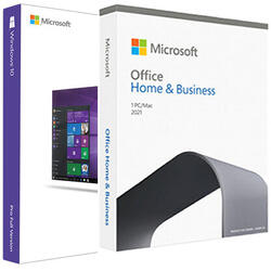 Windows 10 PRO, USB, Retail, BOX + Microsoft Office Home and Business 2021 BOX