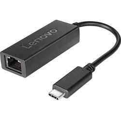 Adaptor Lenovo USB C la RJ-45, Negru