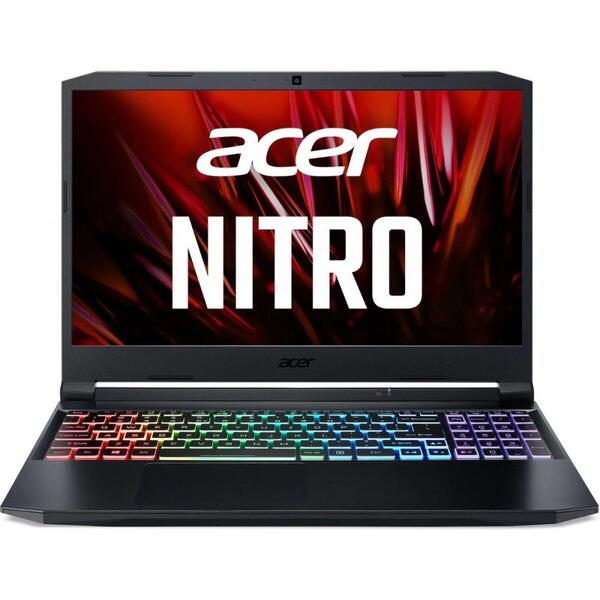 Laptop Acer Gaming 15.6'' Nitro 5 AN515-45, FHD IPS 144Hz, Procesor AMD Ryzen™ 7 5800H (16M Cache, up to 4.4 GHz), 16GB DDR4, 1TB SSD, GeForce RTX 3060 6GB, Win 11 Home, Black