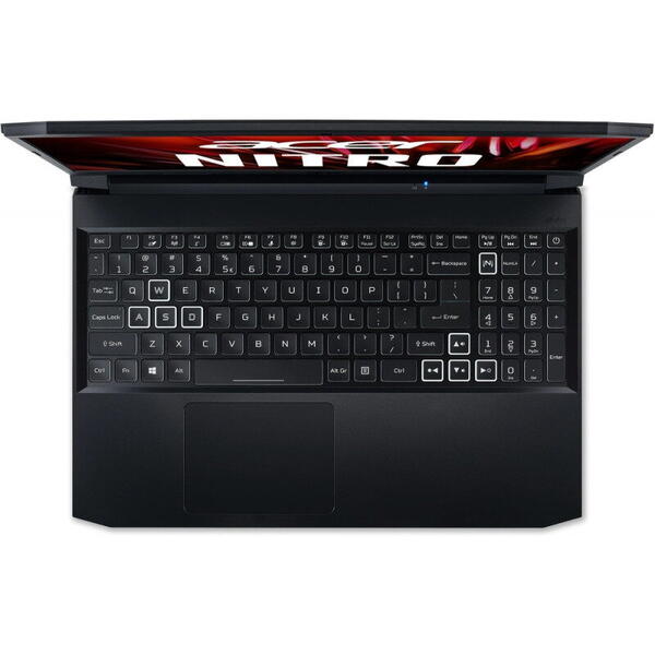 Laptop Acer Gaming 15.6'' Nitro 5 AN515-45, FHD IPS 144Hz, Procesor AMD Ryzen™ 5 5600H (16M Cache, up to 4.2 GHz), 16GB DDR4, 512GB SSD, GeForce RTX 3070 8GB, Win 11 Home, Black