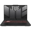 Laptop ASUS Gaming 17.3'' TUF A17 FA707RR, FHD 144Hz, Procesor AMD Ryzen™ 7 6800H (16M Cache, up to 4.7 GHz), 16GB DDR5, 1TB SSD, GeForce RTX 3070 8GB, No OS, Mecha Gray