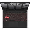 Laptop ASUS Gaming 15.6'' TUF A15 FA507RM, QHD 165Hz, Procesor AMD Ryzen™ 7 6800H (16M Cache, up to 4.7 GHz), 16GB DDR5, 1TB SSD, GeForce RTX 3060 6GB, No OS, Jaeger Gray