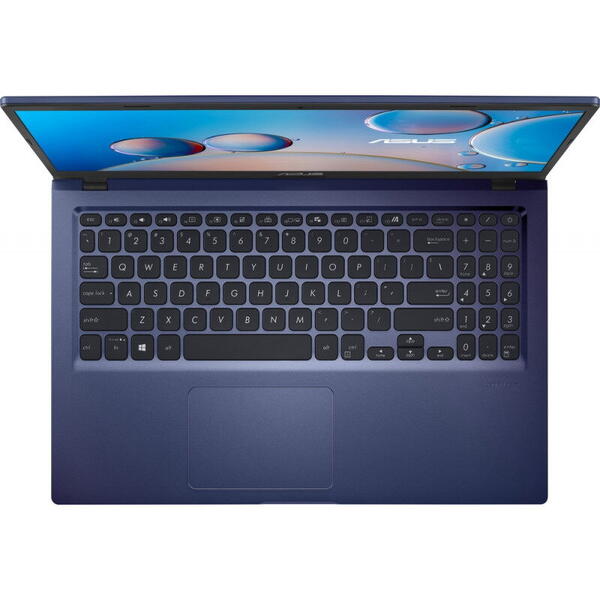 Laptop ASUS 15.6'' X515EA, Procesor Intel Core i7-1165G7, 12M Cache, up to 4.70 GHz, Full HD, 8GB DDR4, 512GB SSD, Intel Iris Xe, No OS, Peacock Blue