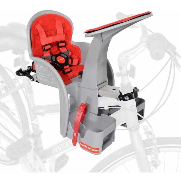 Scaun bicicleta copii SafeFront Clasic, Pozitie montare Centru, 15 Kg si si Casca Protectie XS 44-48 Penguin WeeRide WR09SKPG
