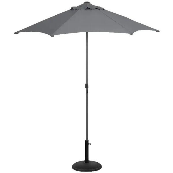 OEM Umbrela pentru terasa si gradina, gri, diametru 200 cm