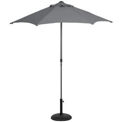 Umbrela pentru terasa si gradina, gri, diametru 200 cm