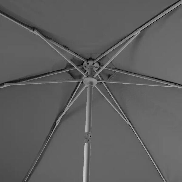 OEM Umbrela pentru terasa si gradina, gri, diametru 270 cm