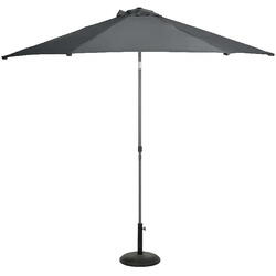 Umbrela pentru terasa si gradina, gri, diametru 270 cm