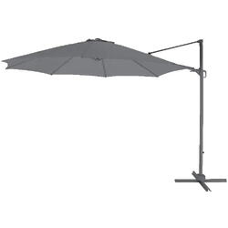 Umbrela pentru terasa si gradina, gri, diametru 350 cm