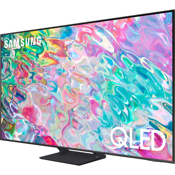 Televizor Samsung  65Q70B, 163 cm, QLED, Smart, 4K Ultra HD, Clasa F, Gri