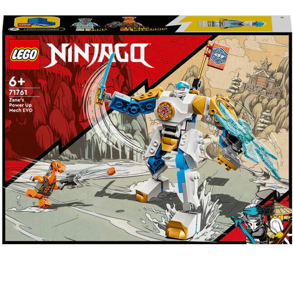 LEGO® NINJAGO - Robotul EVO Power Up al lui Zane 71761, 95 piese