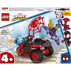LEGO® Super Heroes - Spidey si prietenii lui uimitori Miles Morales: Triciclul Techno al Omului paianjen 10781, 59 piese