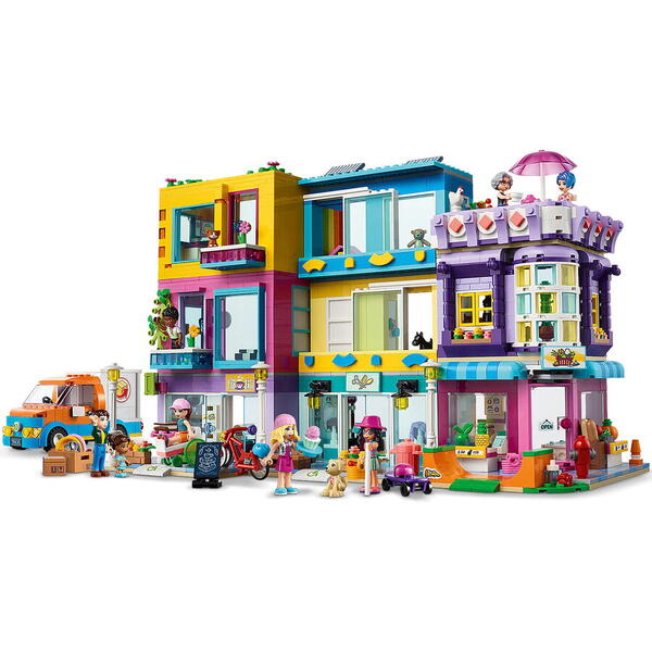 LEGO® Friends - Cladirea de pe Strada principala 41704, 1682 piese