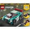 LEGO® Creator 3 in 1 - Masina de curse pe sosea 31127, 258 piese