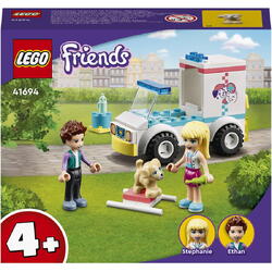 LEGO® Friends - Ambulanta clinicii animalutelor 41694, 54 piese