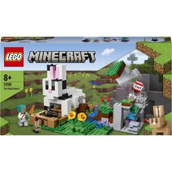 Set LEGO Minecraft - Ferma de iepuri 21181