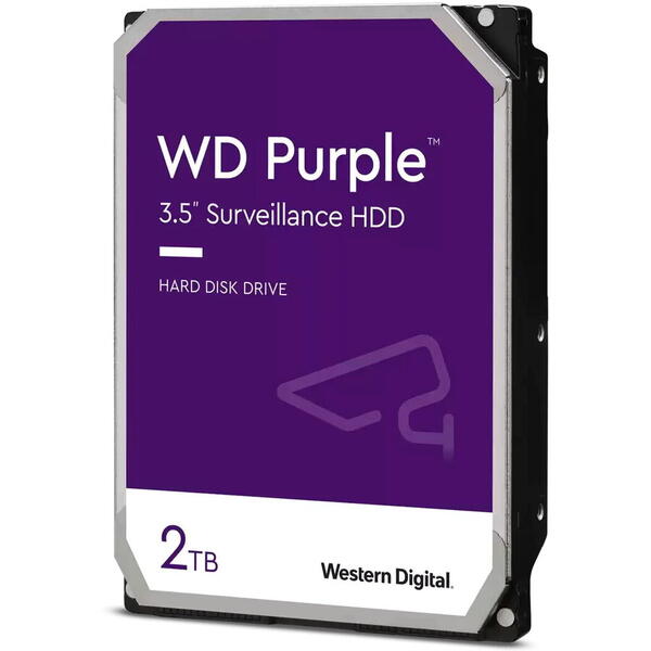 Western Digital HDD WD Purple™ 2TB, 256MB cache, SATA-III