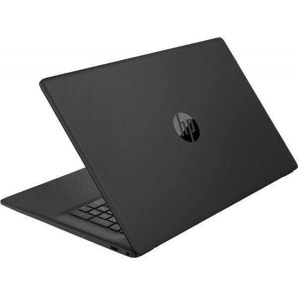 Laptop HP 17.3'' 17-cn0026nq, FHD IPS, Procesor Intel® Core™ i5-1135G7 (8M Cache, up to 4.20 GHz), 8GB DDR4, 1TB HDD + 256GB SSD, Intel Iris Xe, Free DOS, Jet Black