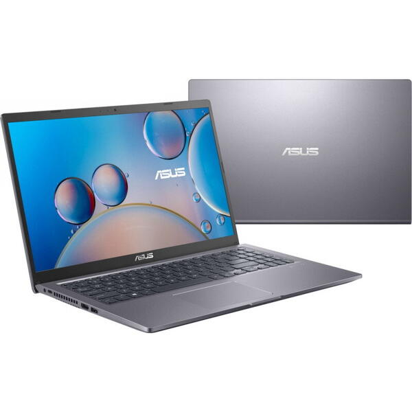 Laptop ASUS 15.6'' X515EA, FHD, Procesor Intel® Core™ i7-1165G7 (12M Cache, up to 4.70 GHz, with IPU), 8GB DDR4, 512GB SSD, Intel Iris Xe, No OS, Slate Grey