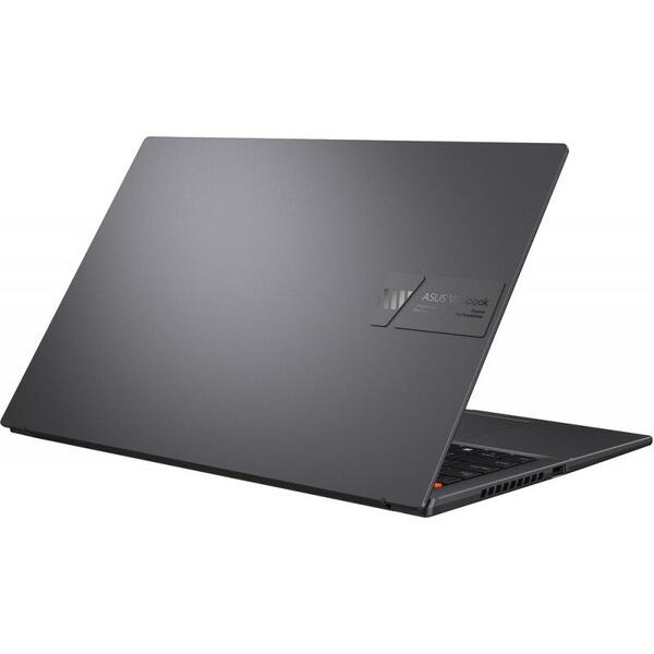 Laptop ASUS 15.6'' Vivobook S 15 OLED M3502QA, 2.8K 120Hz, Procesor AMD Ryzen™ 7 5800H (16M Cache, up to 4.4 GHz), 16GB DDR4, 512GB SSD, Radeon, No OS, Indie Black
