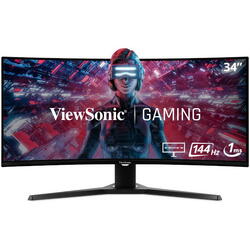 Monitor LED ViewSonic Gaming VX3418-2KPC Curbat 34 inch UWQHD VA 1 ms 144 Hz HDR