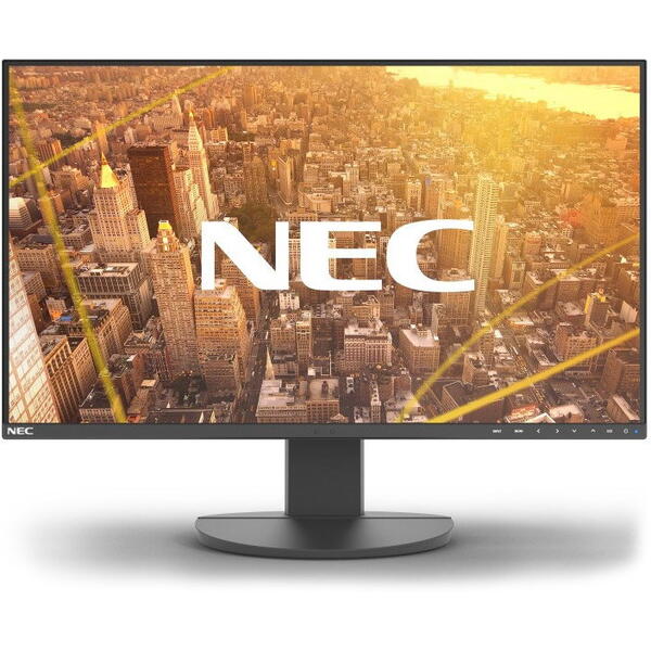 Monitor LED NEC EA242F, 23.8inch, 1920x1080, 5ms, Negru