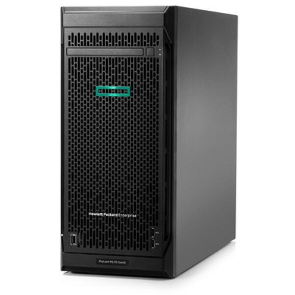 Server HP ProLiant ML110 Gen10 Tower 4.5U, Procesor Intel® Xeon® Bronze 3204 1.9GHz Cascade Lake, 16GB RDIMM RAM, Smart Array S100i SR, 4x LFF