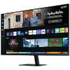 Monitor LED VA Samsung 32", Full HD, HDMI, Bluetooth, Wireless Display, Vesa, Negru