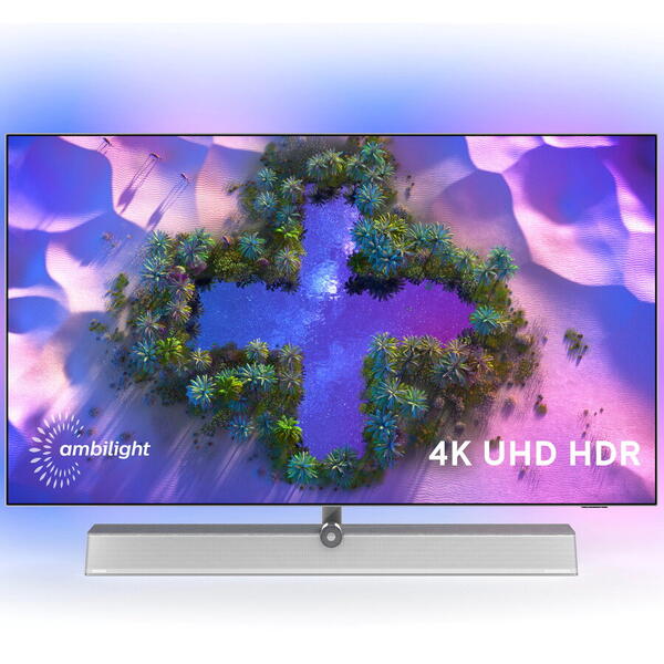 Televizor Philips 55OLED936/12, 139 cm, Smart Android, 4K Ultra HD, OLED, Clasa G, Negru