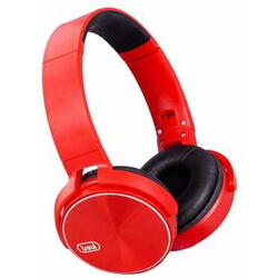 Trevi DJ 12E50BT-R Bluetooth fejhallgató, piros