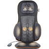 Husa de scaun pentru masaj Shiatsu Medisana MC 825 88939, 4 zone de masaj, Functie de incalzire, Infrarosu, Telecomanda, 3 trepte de masaj, 40W, Negru/Gri