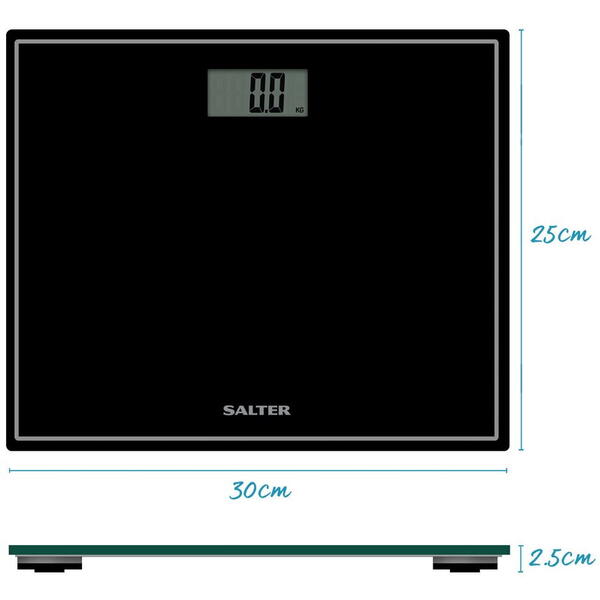 SALTER 9207BK Cantar personal electronic, negru, 150 kg