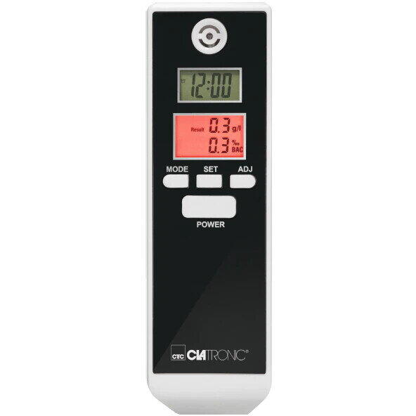 Detector de alcool Clatronic AT 3605, 2 x display LCD