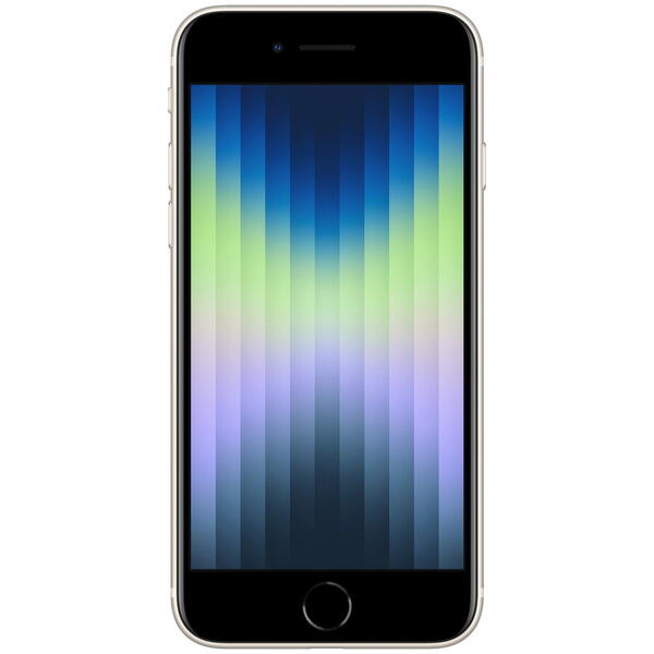 Telefon mobil Apple iPhone SE 3, 256GB, 5G, Alb