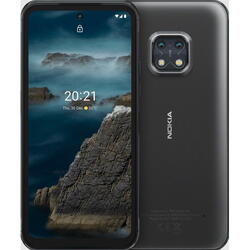 Telefon mobil Nokia XR20, Procesor Qualcomm SM4350 Snapdragon 480 5G Octa-Core, IPS LCD Capacitiv touchscreen 6.67", 6 GB RAM, 128GB Flash, Camera Duala 48+13MP, 5G, Wi-Fi, Dual SIM, Android, Gri
