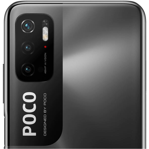 Telefon mobil POCO M3 Pro, Dual SIM, 128GB, 6GB RAM, 5G, Power Black