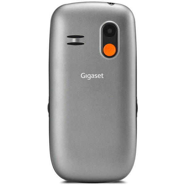 Telefon mobil Gigaset GL390, Dual Sim, Argintiu