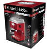 Espressor Russell Hobbs Retro Ribbon Red 28250-56, 1300 W, 15 bari, 1.1 l, Rosu/Inox