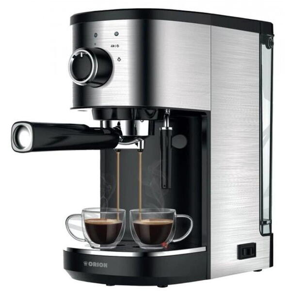 Aparat de cafea Espresso Orion OCM-5400, 1450 W, 15 Bari, Inox