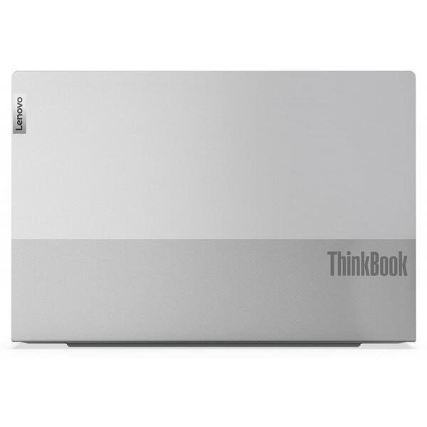 Laptop Lenovo 14'' ThinkBook 14 G3 ACL, FHD IPS, Procesor AMD Ryzen™ 5 5500U (8M Cache, up to 4.0 GHz), 8GB DDR4, 512GB SSD, Radeon, Win 10 Pro, Mineral Grey